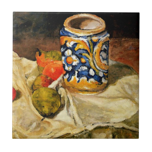 Cezanne: Still Life with Italian Earthenware Jar Tile (Front)