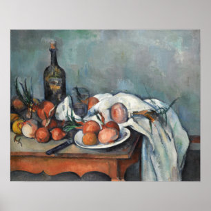 Cézanne - Still Life With Onions Poster