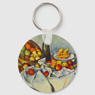 Cezanne The Basket of Apples Key Chain