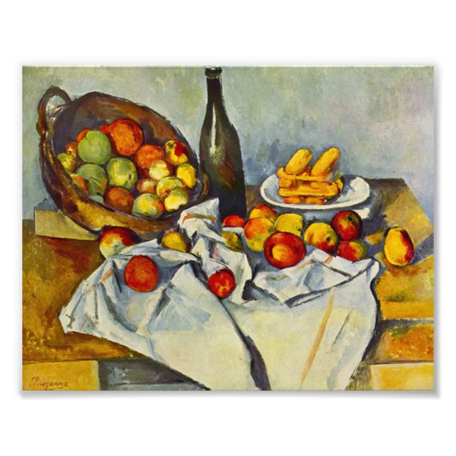 Cezanne The Basket of Apples Print (Front)