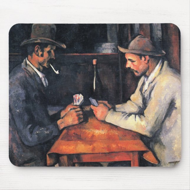 Cezanne: The Card Player Mouse Pad (Front)