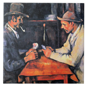Cezanne - The Card Players (2) Ceramic Tile