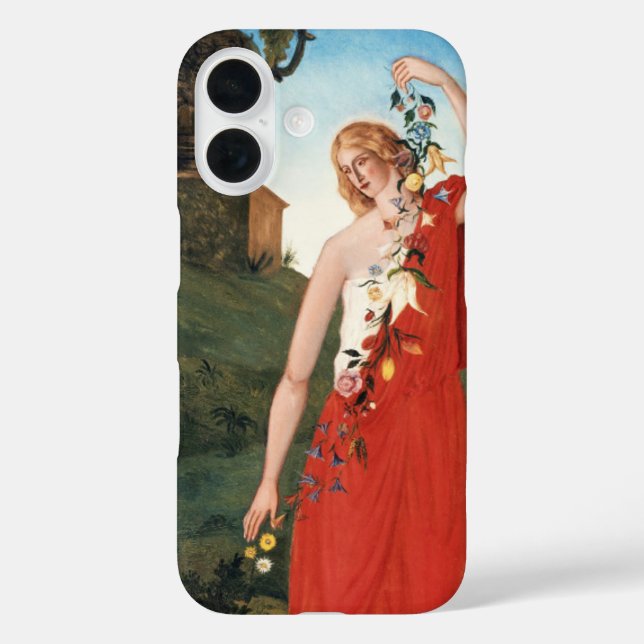 Cezanne The Four Seasons Spring Art Poster Print Case-Mate iPhone Case (Back)