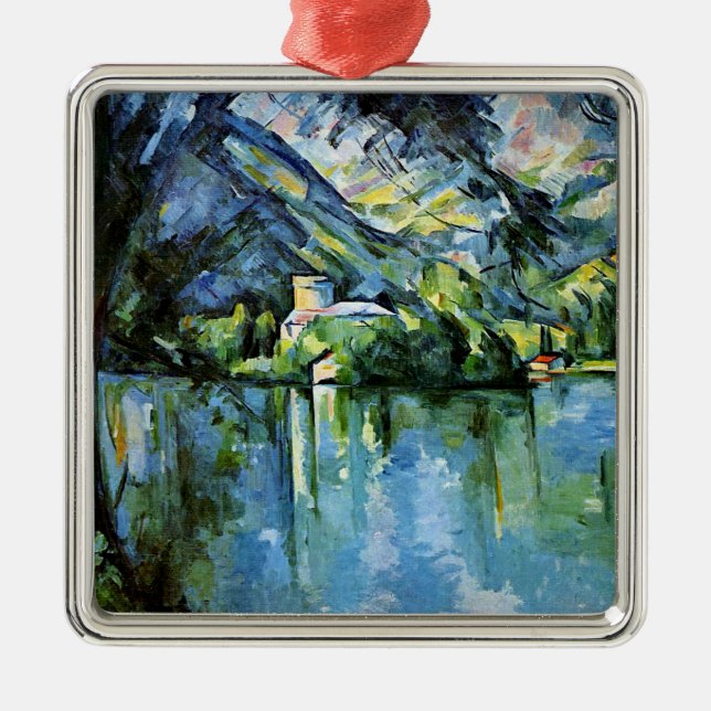 Cezanne - The Lac d'Annecy Metal Ornament (Front)