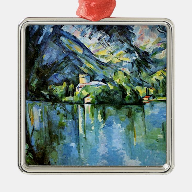 Cezanne - The Lac d'Annecy Metal Ornament (Front)