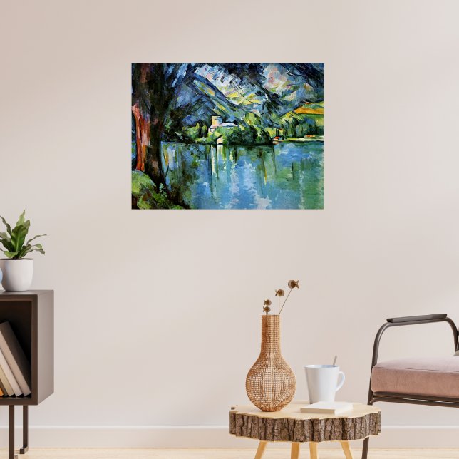 Cezanne - The Lac d'Annecy Poster (Living Room 3)