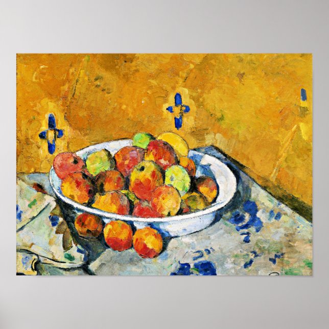 Cezanne - The Plate of Apples Poster (Front)