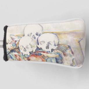 Cezanne The Three Skulls Vintage Art Poster Print Golf Head Cover