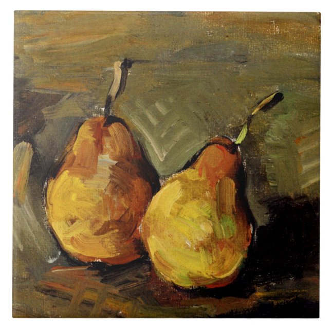 Cezanne - Two Pears Ceramic Tile (Front)