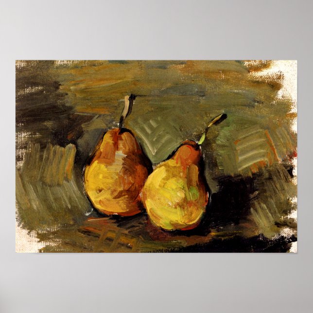 Cezanne - Two Pears Poster (Front)