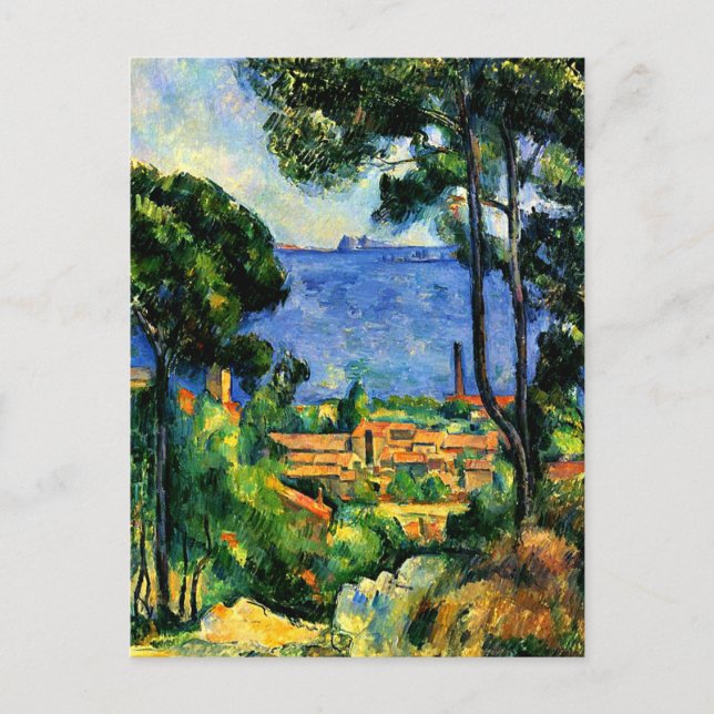 Cezanne - View of l'Estaque Postcard (Front)