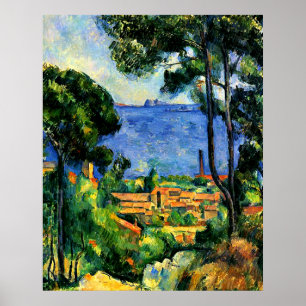 Cezanne - View of l'Estaque Poster