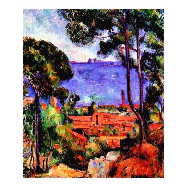 Cezanne - View through the Trees Photo Print (Front)