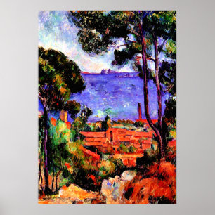 Cezanne - View through the Trees Poster