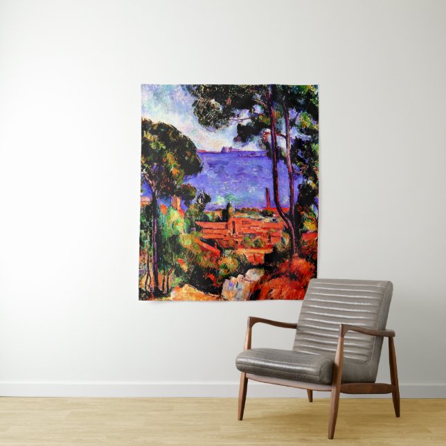 Cezanne - View through the Trees Tapestry (In Situ)