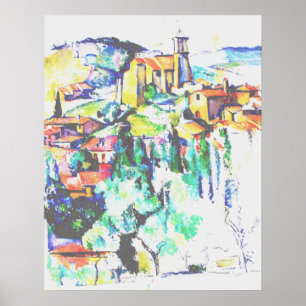 Cezanne Village at Gardanne Poster