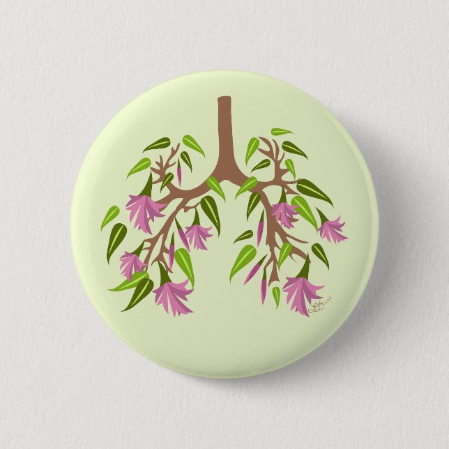 CF Spring 6 Cm Round Badge (Front)