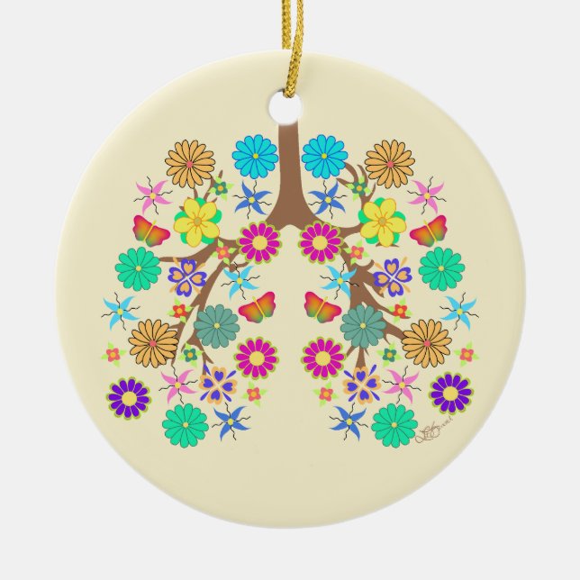 CF Summer Ceramic Ornament (Front)