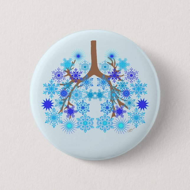 CF Winter  6 Cm Round Badge (Front)