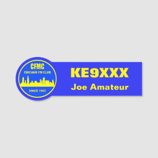 CFMC Call Sign & Name Badge