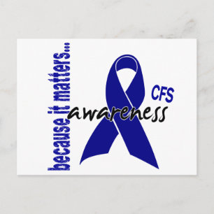 CFS Chronic Fatigue Syndrome Awareness Postcard