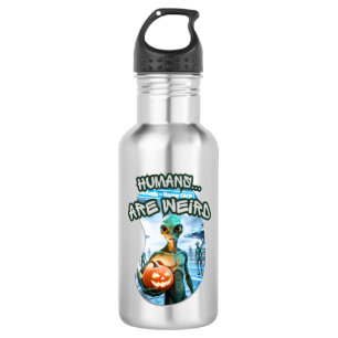 CG17S UFO Halloween Collection Humans are...weird 532 Ml Water Bottle