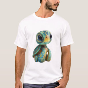 CGI Stylised Sea Turtle Portrait Men T-Shirt