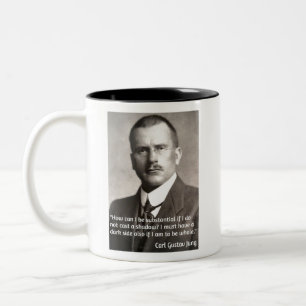 CGJung on darkness Two-Tone Coffee Mug