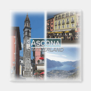 CH0282 Europe, Switzerland, Ascona, Fridge Magnet
