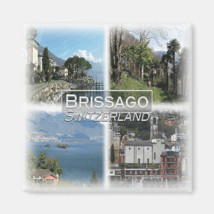 CH0284 Europe, Switzerland, Brissago, Fridge Magnet