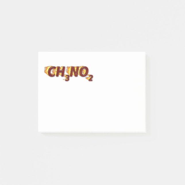 CH3NO2 - Nitro Post-it Notes (Front)