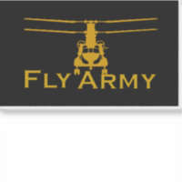 CH47 Chinook Fly Army Vinyl Decal