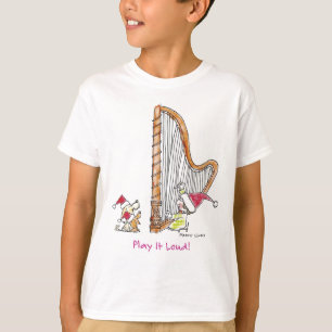 CH-004 Christmas Harp T-Shirt