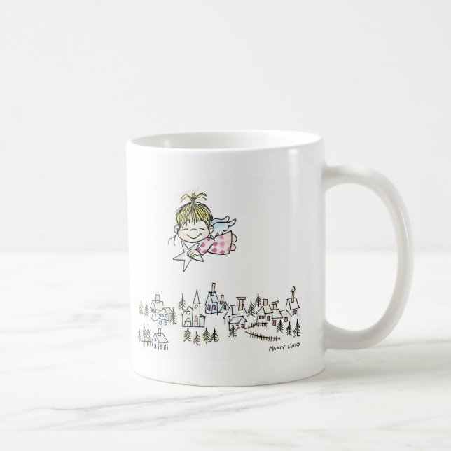 CH-010 Christmas Angel Coffee Mug (Right)