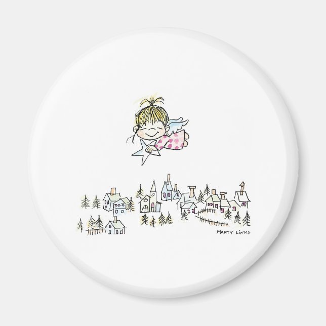 CH-010 Christmas Angel Magnet (Front)