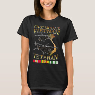 CH 37 mojave helicopter Vietnam war veteran T-Shirt