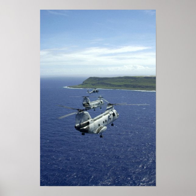CH-46 Sea Knights Poster (Front)