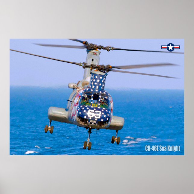 CH-46E SEA KNIGHT POSTER (Front)