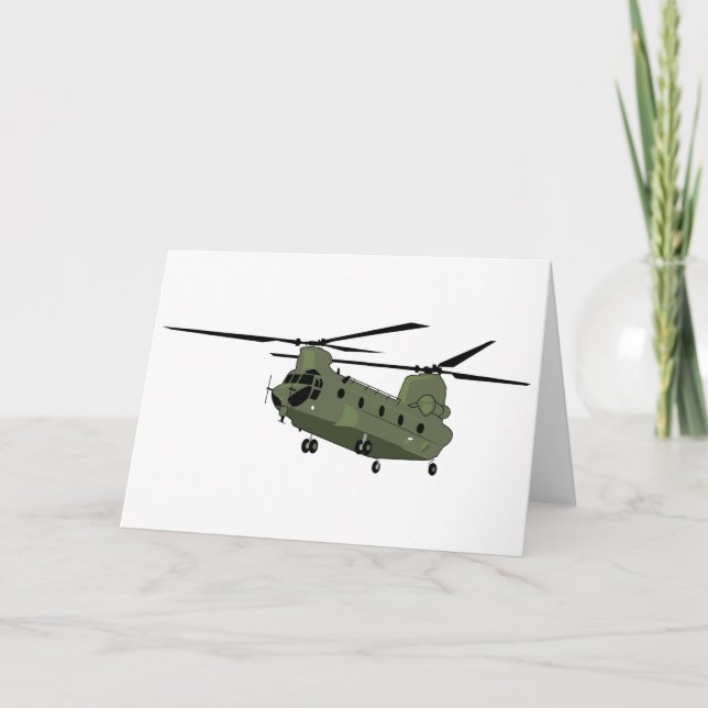 CH-47 Chinook Card (Front)