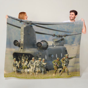CH-47D CHINOOK FLEECE BLANKET