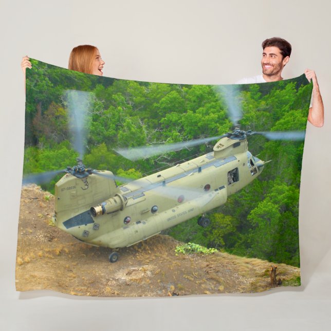 CH-47F CHINOOK FLEECE BLANKET (In Situ)