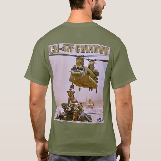 CH-47F CHINOOK T-Shirt (Back)