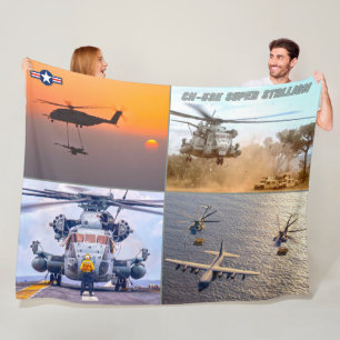 CH-53E SUPER STALLION FLEECE BLANKET