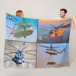 CH-53K KING STALLION FLEECE BLANKET