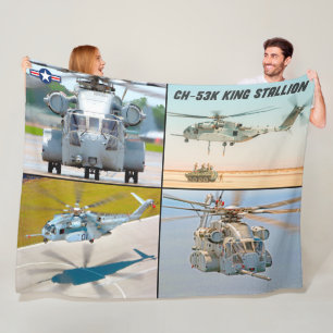 CH-53K KING STALLION FLEECE BLANKET