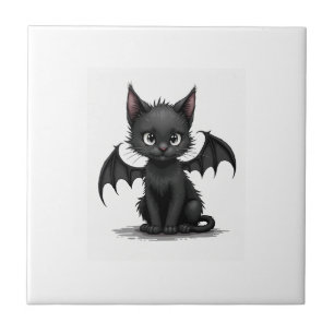 Ch Ch Ch Meow Meow Scary Friday Costume Halloween  Ceramic Tile
