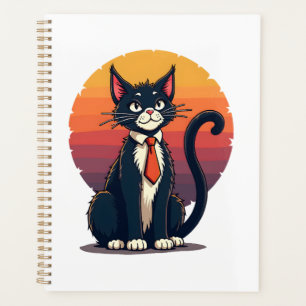 Ch Ch Ch Meow Meow Scary Halloween Costume Cat T-S Planner