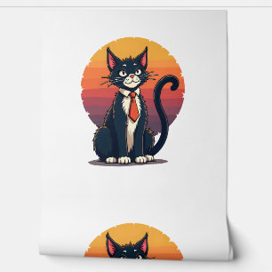 Ch Ch Ch Meow Meow Scary Halloween Costume Cat T-S Wallpaper