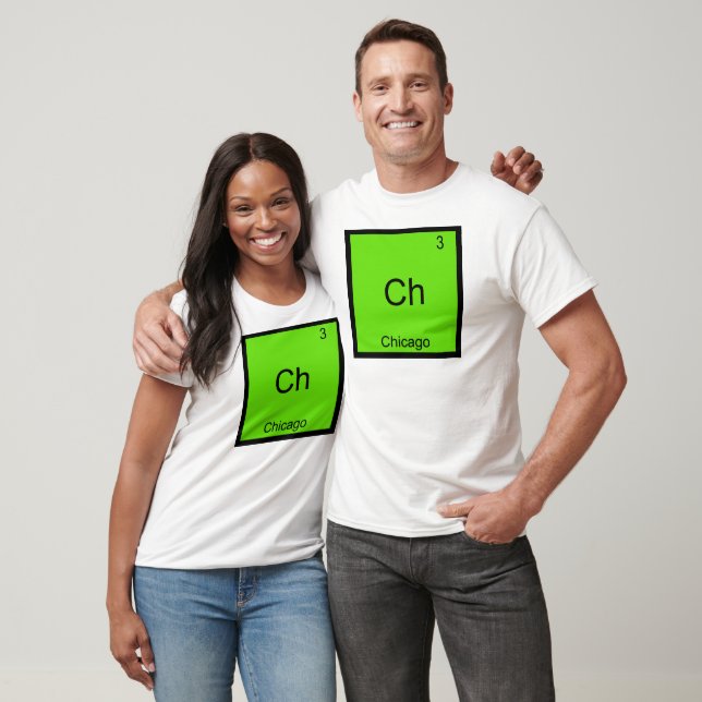 Ch - Chicago Funny Chemistry Element Symbol Tee (Unisex)