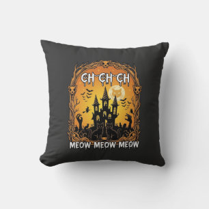 Ch Meow Halloween Haunted Castle_1 Cushion